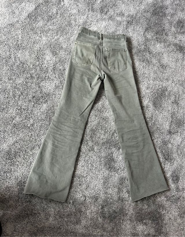 Pantalones Mango verdes XS