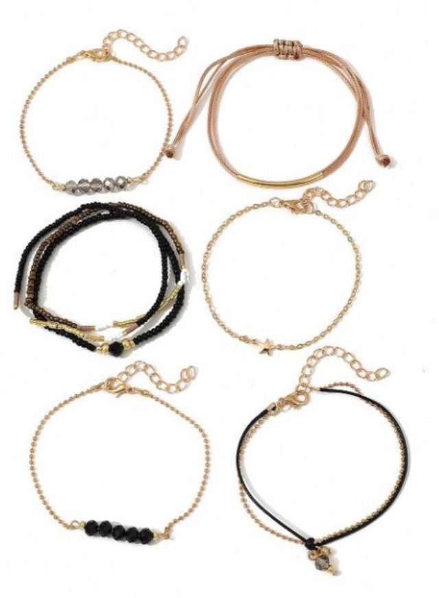 Pulseras elegantes - 8 piezas