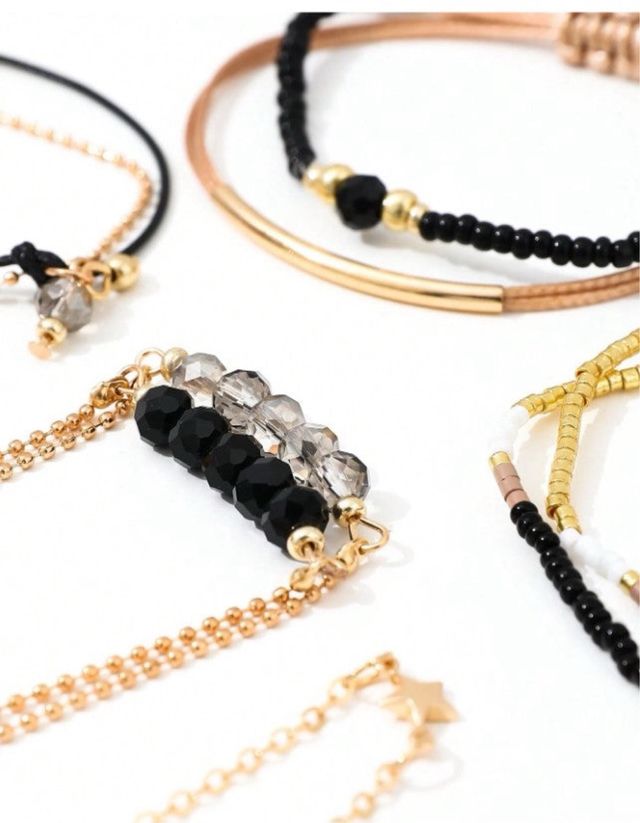 Pulseras elegantes - 8 piezas