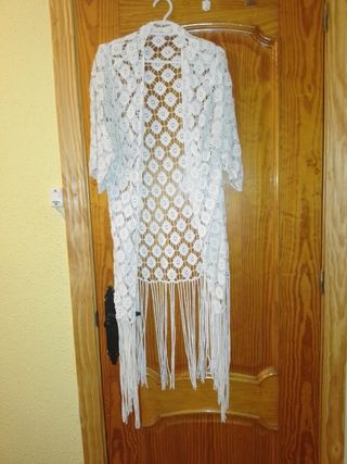 Vestido blanco de hilo