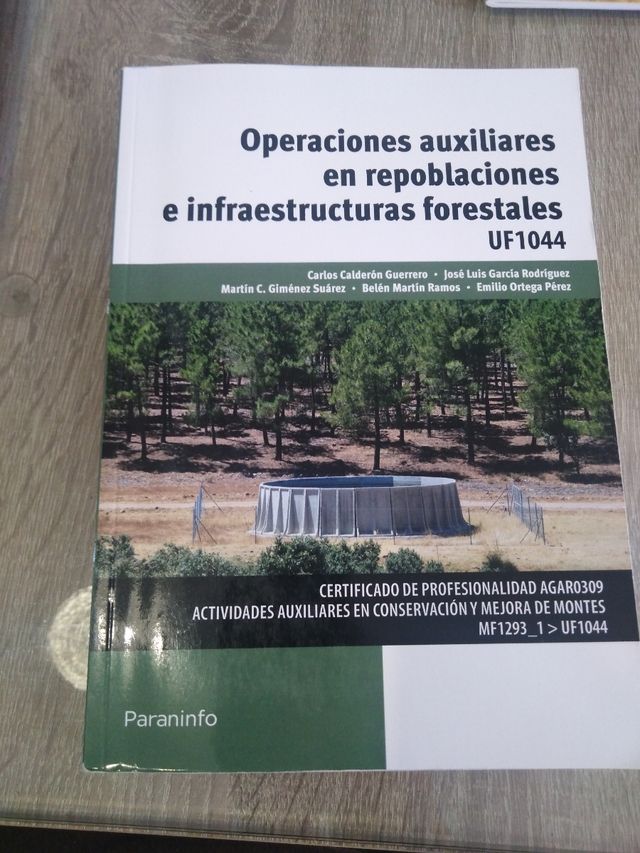 Lote Libros de informátibo forestal 