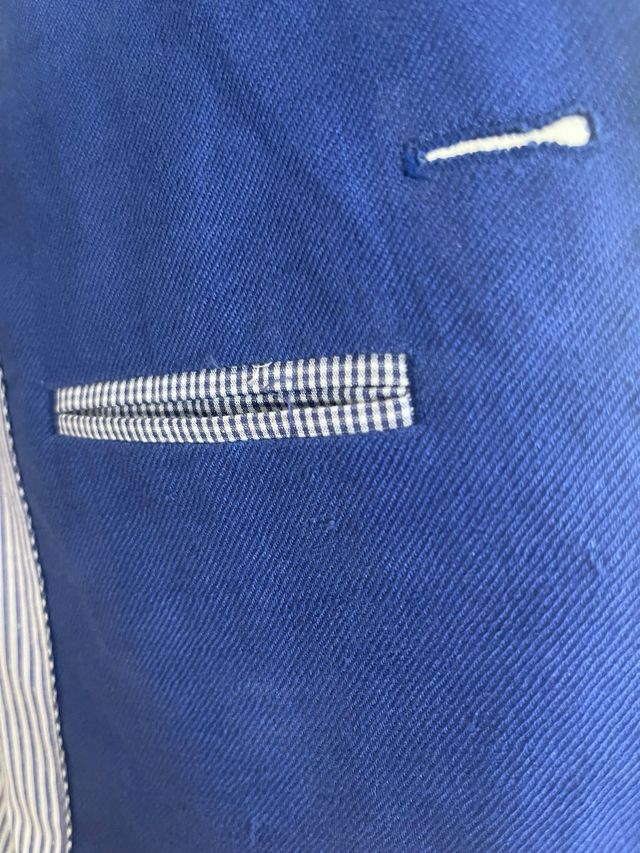 Americana azul Tizzas niño