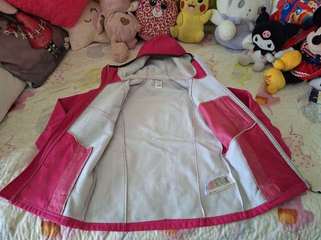 Chaqueta Decathlon niña rosa M (9-10)