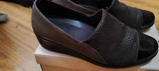 Zapatos marrones de ante