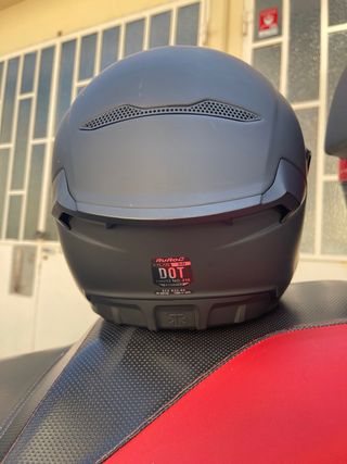 Casco moto integrale nero opaco Ruroc