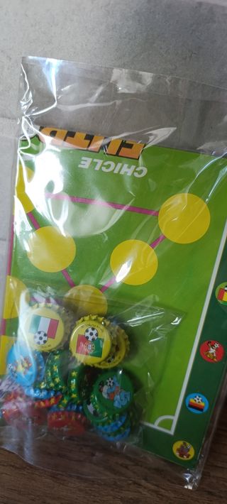 Juego Chapas Fútbol Vidal 96