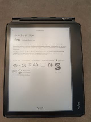 Kobo Elipsa Black + cover + pennino