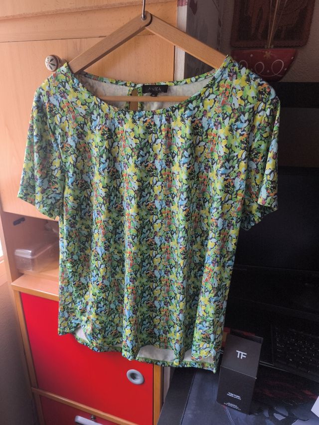 Blusa ANTEA multicolor - Verde