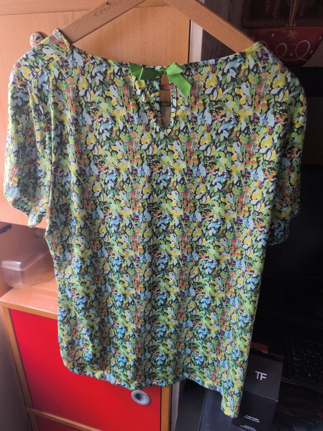 Blusa ANTEA multicolor - Verde