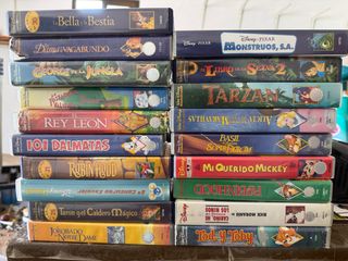 Películas Disney VHS - 16 clásicos