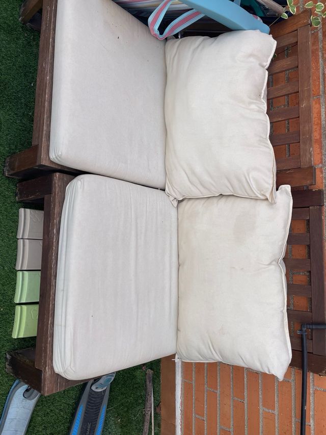 Conjunto jardín 4 plazas - madera