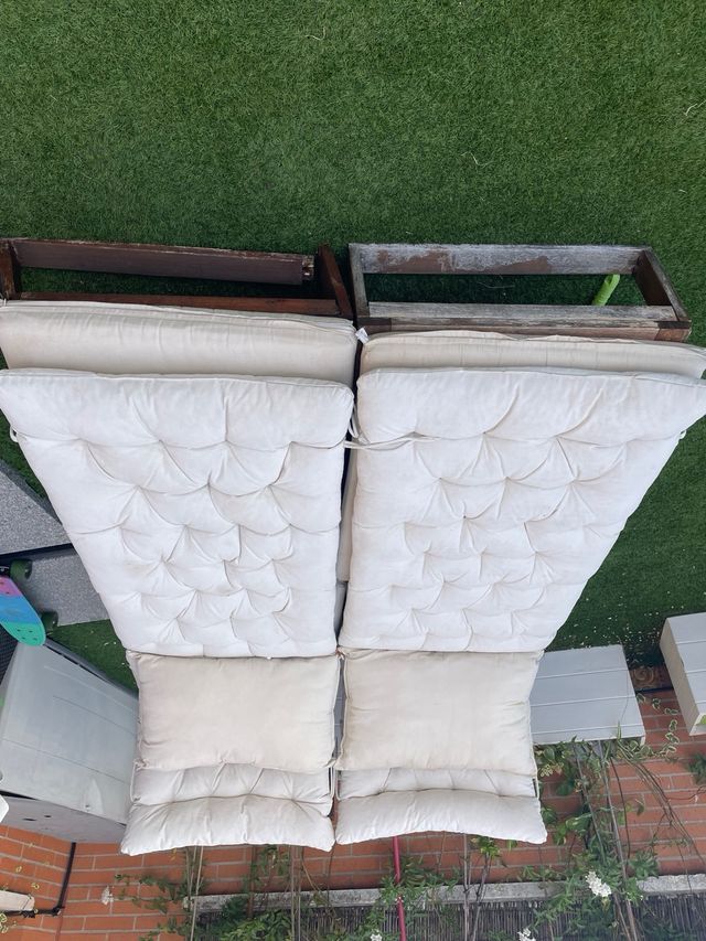 Conjunto jardín 4 plazas - madera