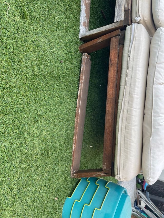 Conjunto jardín 4 plazas - madera