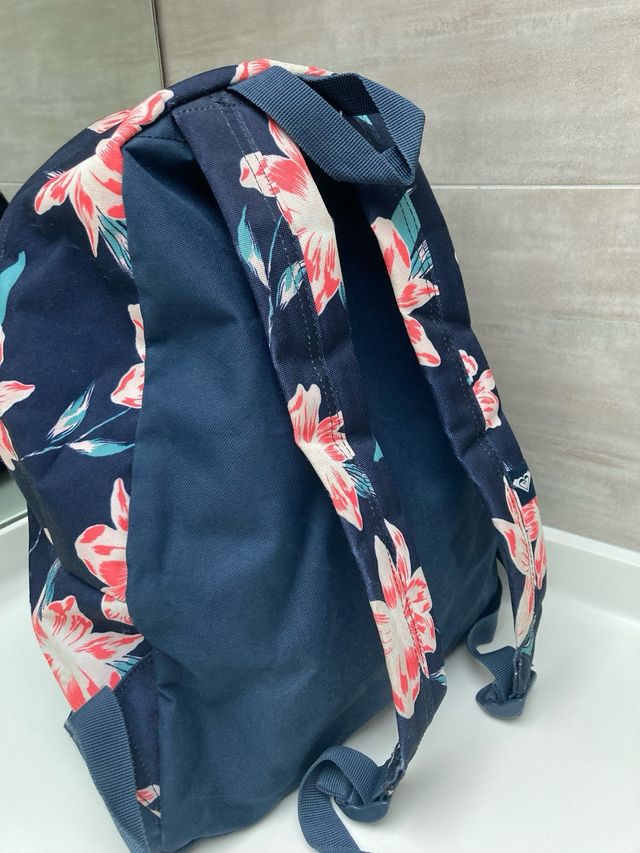 Mochila Roxy - Flores Azul