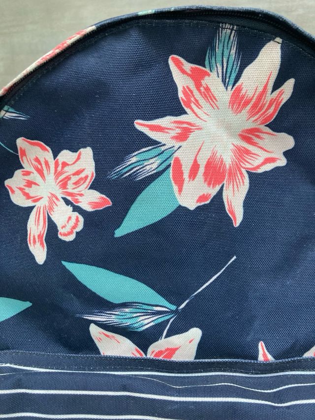 Mochila Roxy - Flores Azul