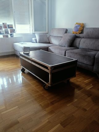 Mesa centro vintage maleta