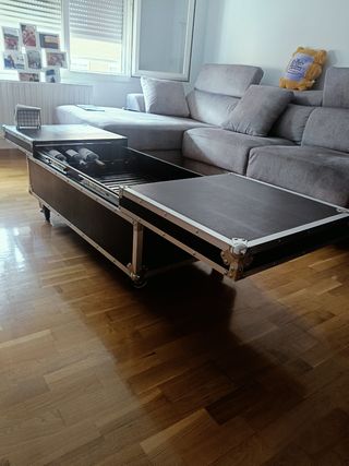 Mesa centro vintage maleta