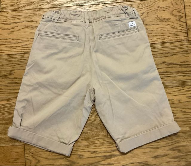 pantalón corto Jack & Jones beige niño
