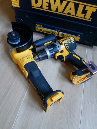 DEWALT DCG405 + DEWALT DCD 796 amoladora + taladro
