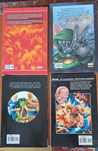 LOTE 4 COMIC EDICION ESPECIAL DE 4 FANTASTICOS