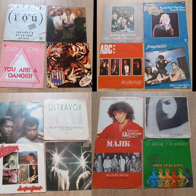 90 vinilos sencillos 
