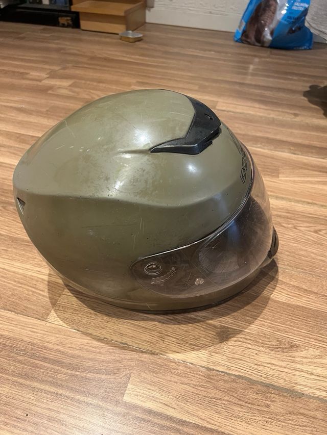 Casco moto Go-Elix verde