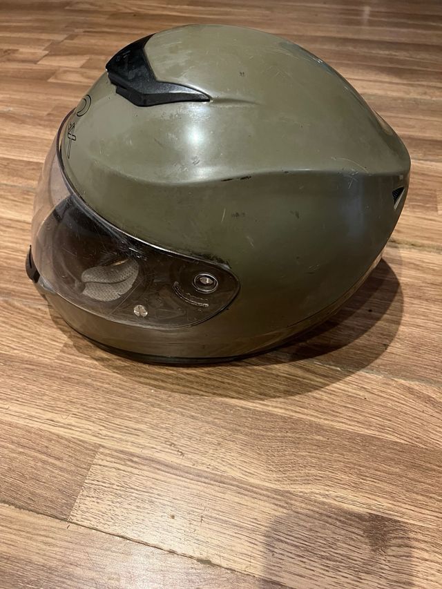 Casco moto Go-Elix verde