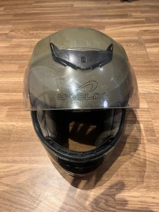 Casco moto Go-Elix verde