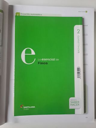 Libro Física 2do Bachillerato Santillana