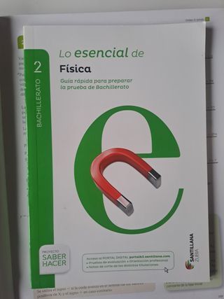 Libro Física 2do Bachillerato Santillana