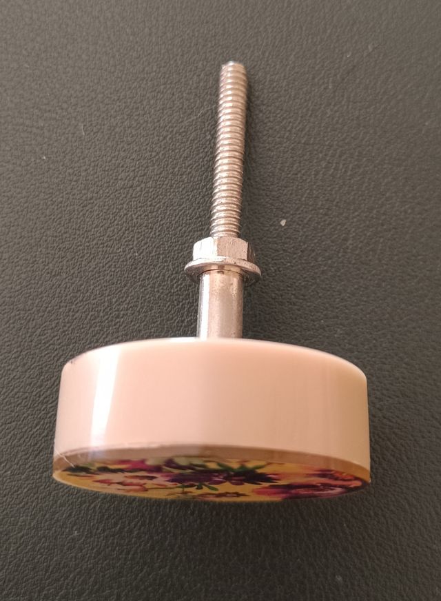 Tirador resina Zara Home - Flores