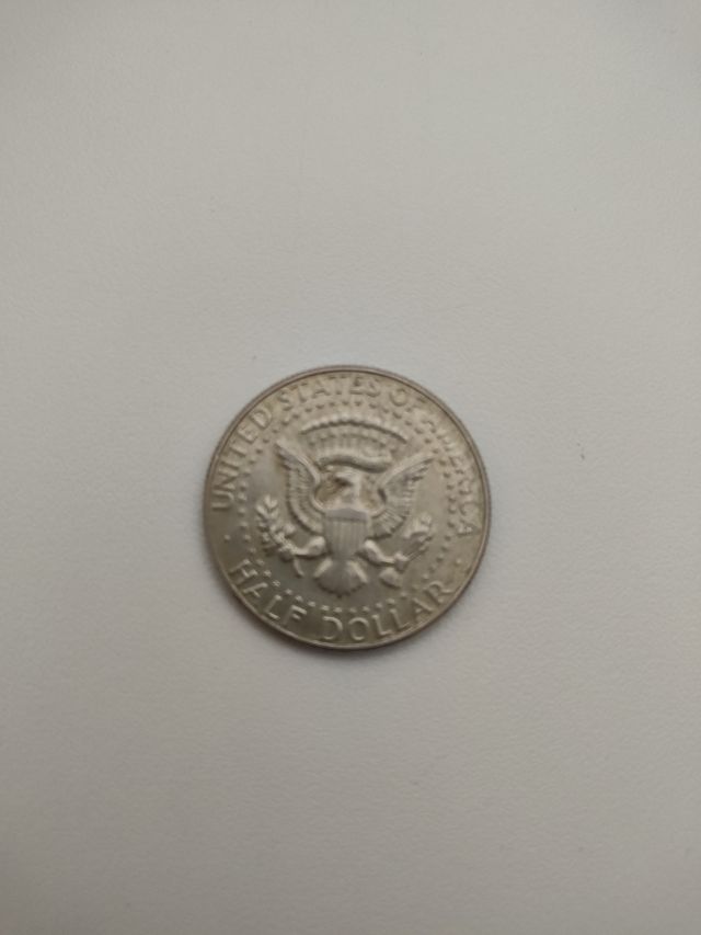 Medio dólar plata 1968