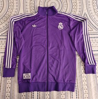 Chaqueta Adidas Real Madrid - morada Talla L