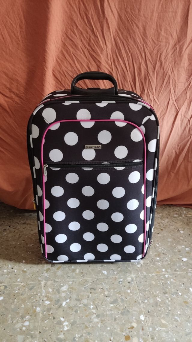 Maleta viaje DEVELOP - puntos blancos