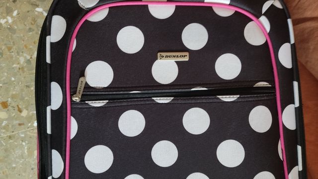 Maleta viaje DEVELOP - puntos blancos