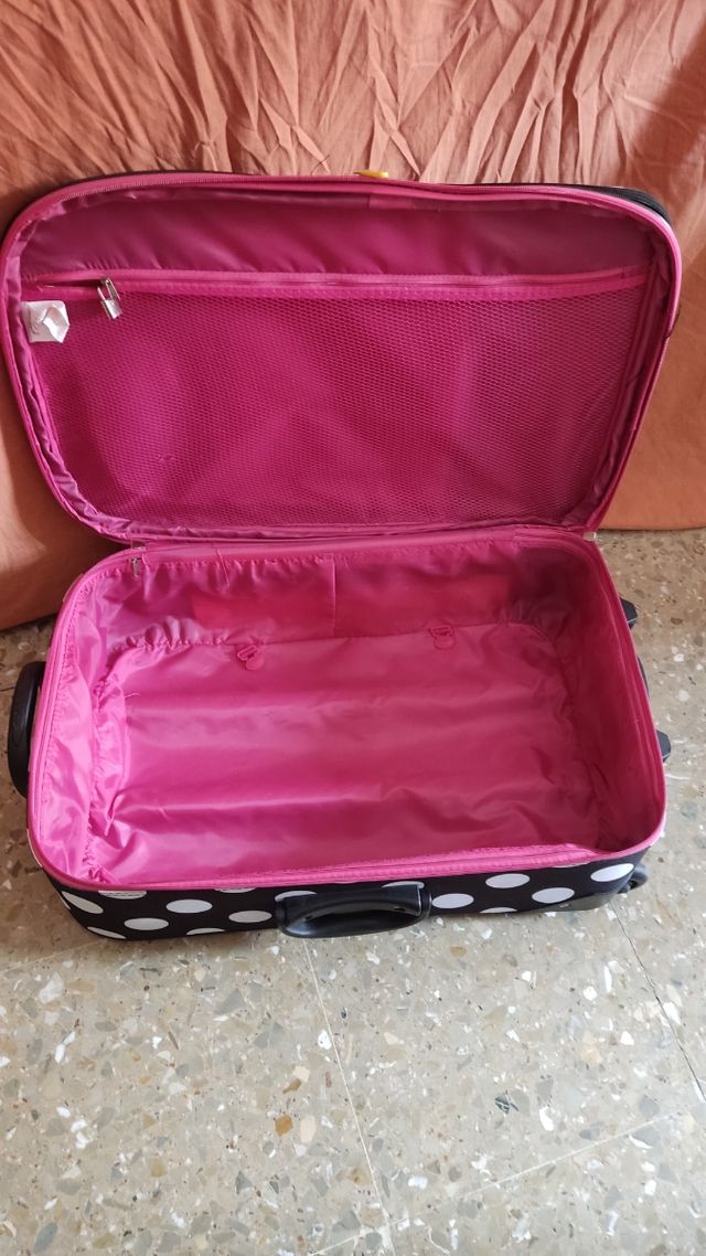 Maleta viaje DEVELOP - puntos blancos