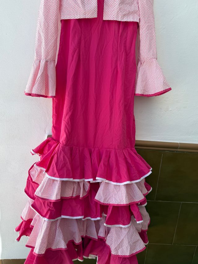 Vestido Flamenca Rosa - Chaqueta