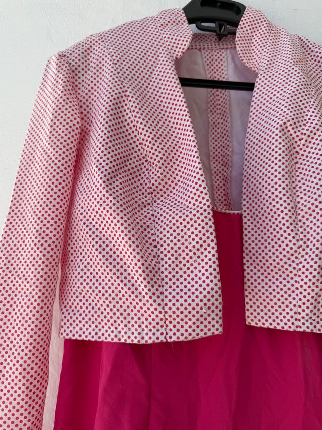 Vestido Flamenca Rosa - Chaqueta