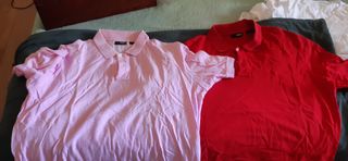 Polo Fila Uomo - Rosa e Rossa