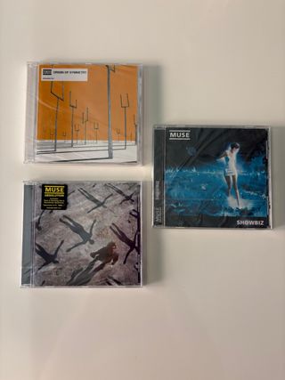 CDs Muse - Absolution, Showbiz, Origin
Sin abrir