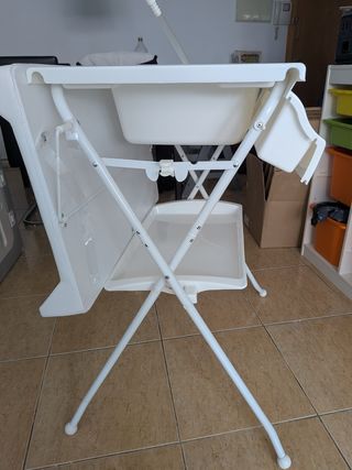 Bañera-cambiador bebé plegable