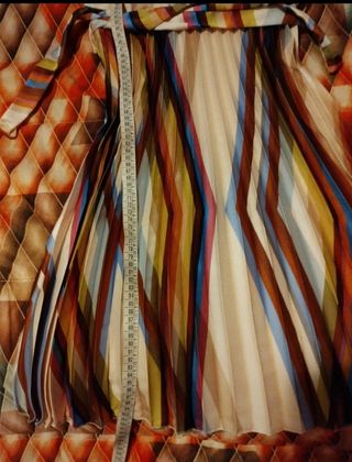 Vestito estivo a righe multicolor