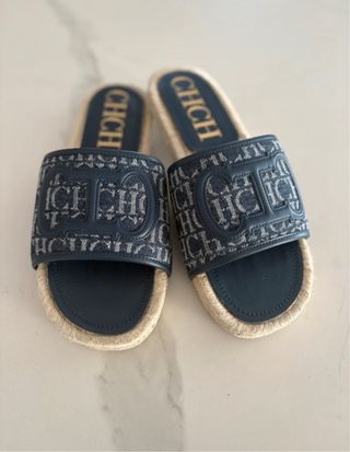 Chanclas Carolina Herrera azules