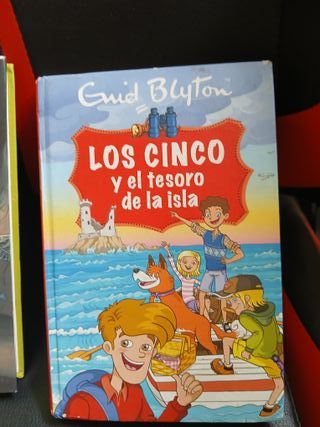 Varios libros juveniles de "Los cinco"