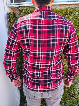 Camisa cuadros roja Primark M
