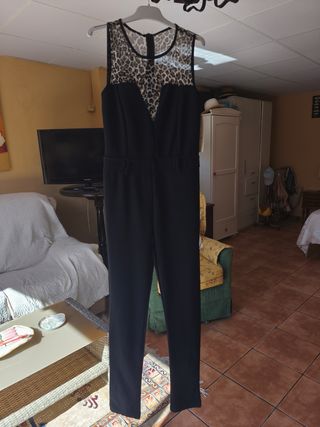 Mono negro y leopardo talla S