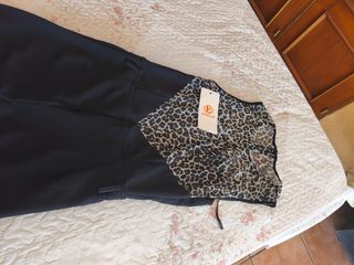 Mono negro y leopardo talla S