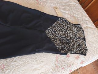 Mono negro y leopardo talla S