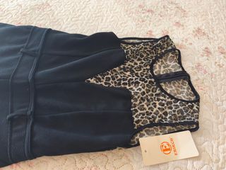 Mono negro y leopardo talla S
