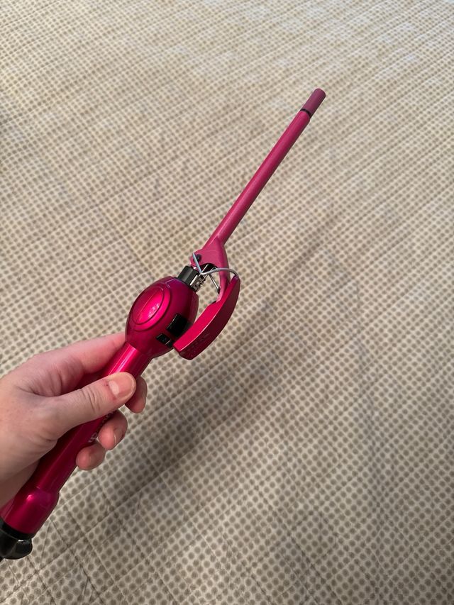 Arriccia capelli rosa, per ricci piccoli e volumin